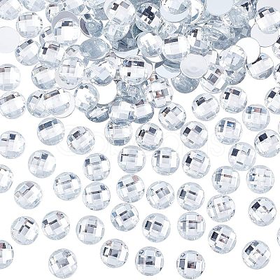 Fingerinspire 200Pcs Acrylic Rhinestone Cabochons GACR-FG0001-10-1