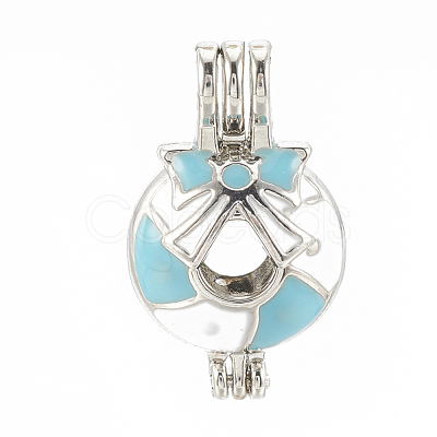 Alloy Locket Pendants ENAM-S114-41-1