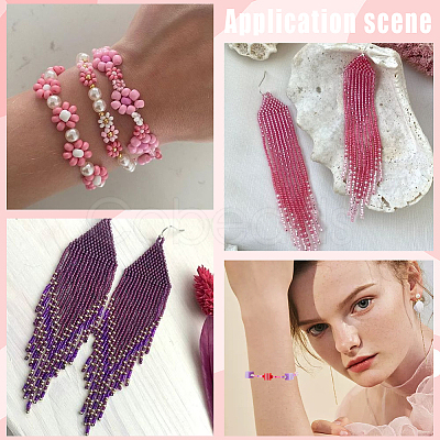 SUNNYCLUE 156g 12 Style Glass Seed Beads SEED-SC0001-32B-06-1