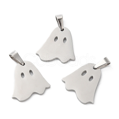 Non-Tarnish Halloween 304 Stainless Steel Pendants STAS-R122-16P-1