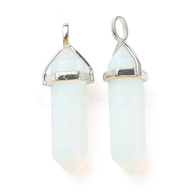 Opalite Pointed Pendants X-G-M378-01P-A24-1