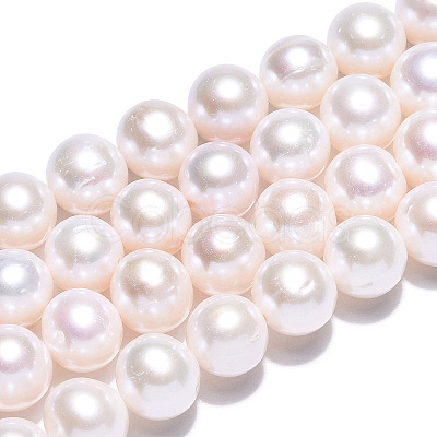 Natural Cultured Freshwater Pearl Beads Strands PEAR-N016-09C-1