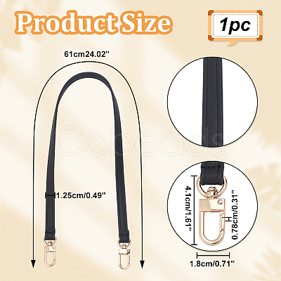 PU Leather Bag Handles FIND-WH0136-79LG-1