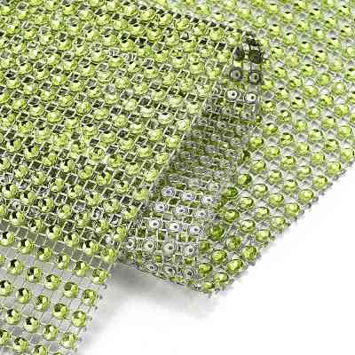 24 Rows Plastic Diamond Mesh Wrap Roll DIY-L049-05S-1