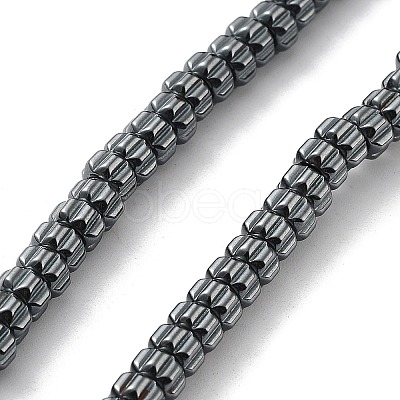 Synthetic Non-Magnetic Hematite Beads Strands G-H303-B12-1