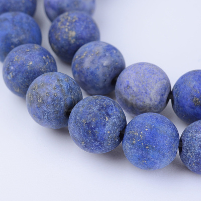 Natural Lapis Lazuli Beads Strands X-G-Q462-6mm-19-1