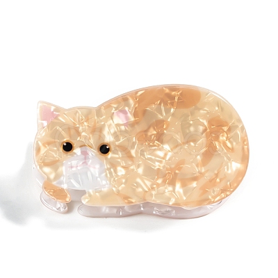 Cat Shape PVC Claw Hair Clips PW-WG79825-03-1