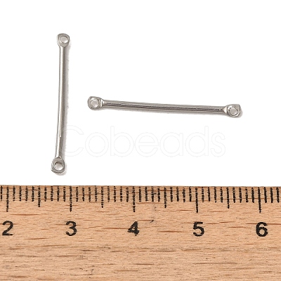 Non-Tarnish 304 Stainless Steel Connector Charms STAS-Q323-06C-P-1