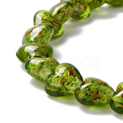 Handmade Lampwork Beads Strands LAMP-D015-09E-1