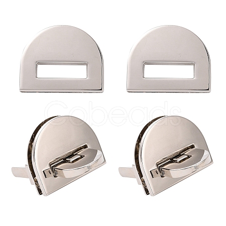 WADORN® Zinc Alloy Bag Twist Lock Accessories FIND-WR0004-48-1