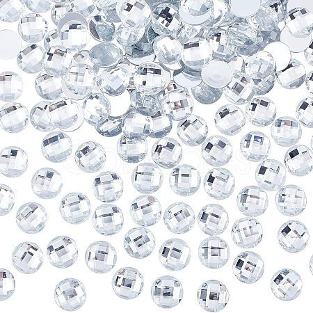 Fingerinspire 200Pcs Acrylic Rhinestone Cabochons GACR-FG0001-10-1