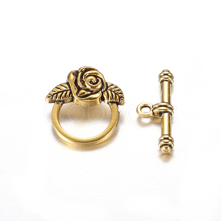 Tibetan  Style Alloy Toggle Clasps X-GLF0026Y-NF-1