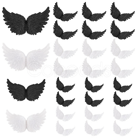 24Pcs 4 Style  Plastic Wings FIND-PH0010-71-1
