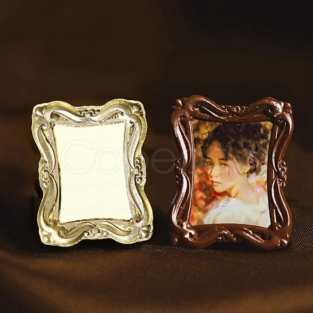 3D Embossed Photo Frame Brass Wax Seal Stamp Head AJEW-H138-01A-1