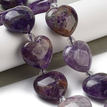 Natural Amethyst Beads Strands G-C150-A02-01-1