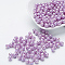 Eco-Friendly Poly Styrene Acrylic Beads, AB Color Plated, Round, Medium Orchid, 12mm, Hole: 1.1mm, about 550pcs/500g