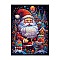 Wooden Puzzles, Children Intelligence Toys, Christmas Theme, Santa Claus, 380x280mm