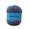 Knitting Yarn, Mohair Yarn, for Blanket Pillows Craft Crochet Yarns, Steel Blue, 1mm, about 50g/skein
