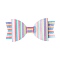 Cloth Alligator Hair Clips, Bowknot, Colorful, 45x100mm