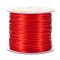 Japanese Flat Elastic Crystal String, Polyester Thread, for Stretch Bracelets Gemstone Jewelry Making, Red, 0.5mm, about 65.6 yards(60m)/roll