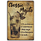 Vintage Metal Tin Sign, Iron Wall Decor for Bars, Restaurants, Cafe Pubs, Rectangle, Mojito, 300x200x0.5mm