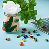 PandaHall Jewelry 150Pcs 3 Style Plastic Cabochons KY-PJ0001-03-15