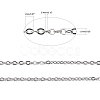 304 Stainless Steel Cable Chains CHS-Q001-14-2