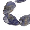 Natural Sodalite Beads Strands G-P548-B24-01-3