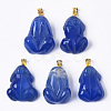 Natural Agate Pendants G-R459-007C-2