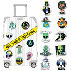 50Pcs Cartoon Alien Paper Sticker Label Set DIY-G066-04-6