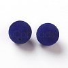 Flocky Acrylic Beads OACR-L011-D-20-2