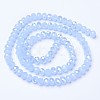 Electroplate Glass Beads Strands EGLA-A044-J3mm-B03-2