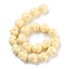 Synthetic Coral Carved Beads Strands CORA-B001-01A-2