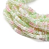 Bohemia Style Glass Beaded Multi-strand Bracelets for Women BJEW-G720-01B-3