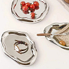 Plating Porcelain Jewelry Display Plate DJEW-WH0039-36-5