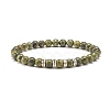 Gemstone Round Beaded Stretch Bracelet for Women BJEW-JB07713-2