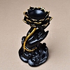 Buddha Hand Holding Lotus Resin Crystal Ball Holders WICR-PW0016-04-4