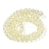 Electroplate Transparent Glass Beads Strands EGLA-I018-FR02-2