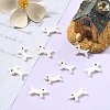 10Pcs Puppy Natural Freshwater Shell Beads SHEL-CJ0001-28-5