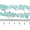 Spray Painted Transparent Glass Beads Strands X-GLAA-P060-01B-04-4