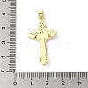 Rack Plating Brass Micro Pave Cubic Zirconia Pendants KK-C052-10B-G-3