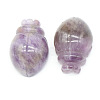 Natural Amethyst Carved Healing Beetle Figurines PW-WG28176-04-1