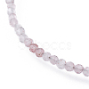 Natural Strawberry Quartz Bead Bracelets BJEW-JB04555-05-2