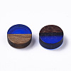 Resin & Wood Cabochons X-RESI-S358-70-H60-2