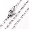 304 Stainless Steel Necklace MAK-K004-19P-2
