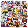 Hallowmas 50Pcs Self-Adhesive Stickers PW-WG19CA1-01-2