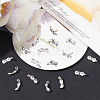 Beebeecraft 20Pcs 925 Sterling Silver Bead Tips STER-BBC0005-40S-4