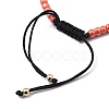 Adjustable Nylon Cord Braided Bead Bracelets BJEW-JB05480-04-3