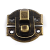 Wooden Box Lock Catch Clasps IFIN-R203-47AB-2