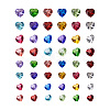 240pcs 24 Styles Glass Rhinestone Cabochons GLAA-TA0001-11-11